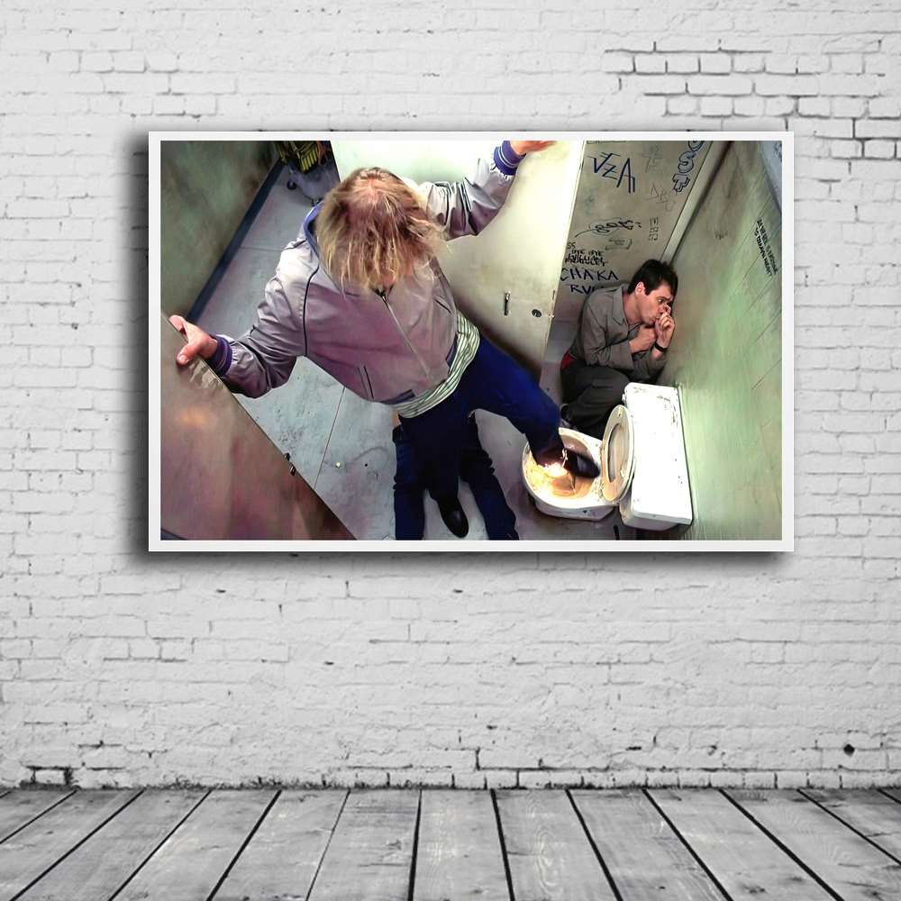 Dumb Toilet Posters Funny Bathroom Canvas Paintings Wall Pictures Art