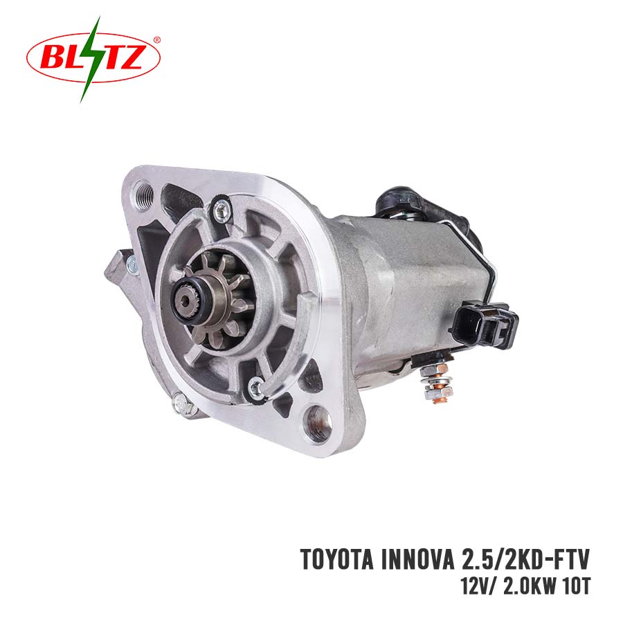 TOYOTA INNOVA 2.5 2KDFTV STARTER ASSEMBLY 12V 2.0KW (10 TEETH) BLITZ