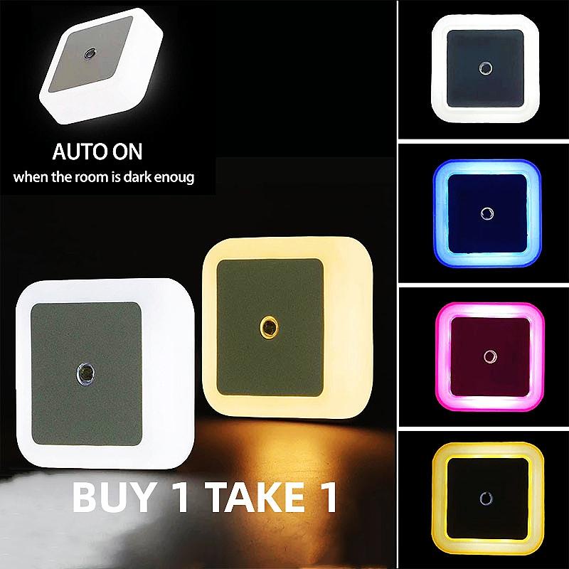 Sensor control LED night light Bathroom wall light Bedroom light ...