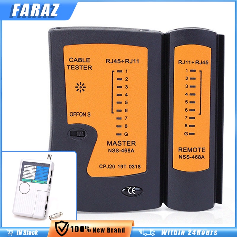 4 in1 Lcd Network Phone Cable Tester Remote USB BNC RJ11 RJ45 LAN Cable