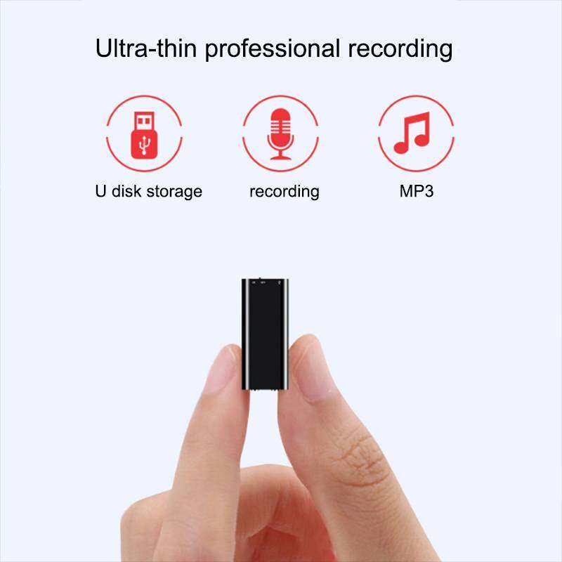 Smallest Mini USB Pen Voice Activated 16/32GB Digital Dictaphone Audio