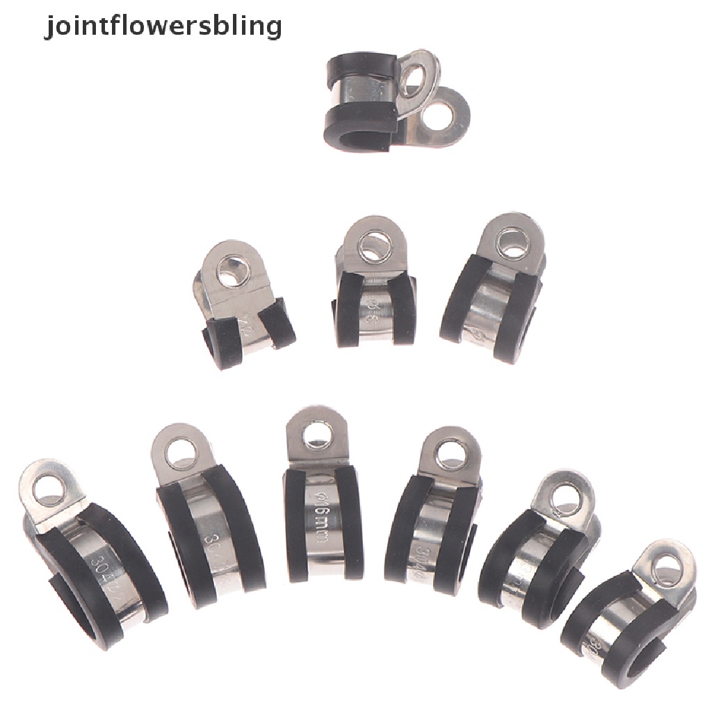 P Clamps 50mm Stainless Steel Cable Rubber Lined Hose Clamp Pack Of 10 – Gang Racing - View #10