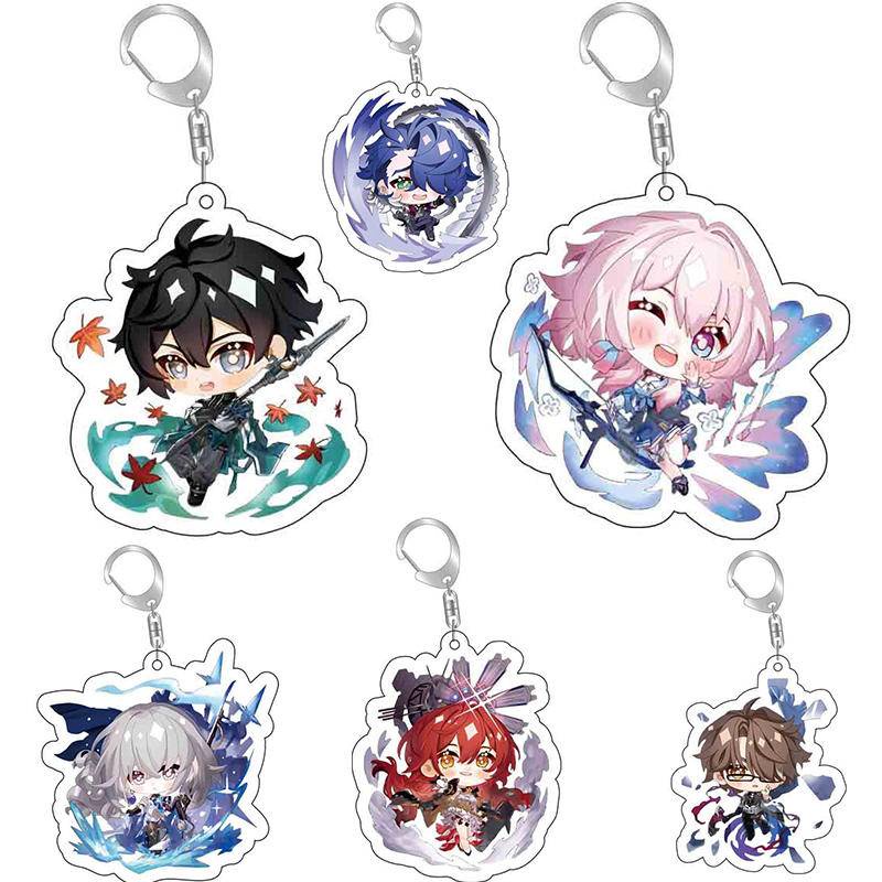 16 styles Game Keychain Dan Heng March 7th Bronya Seele Asta Herta ...