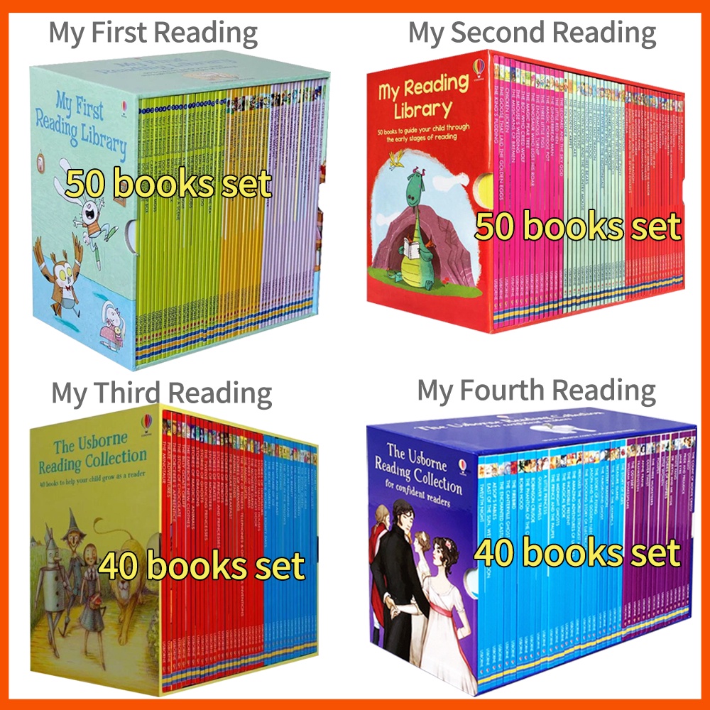 Usborne my first reading library series (1-4 set ) Children English ...