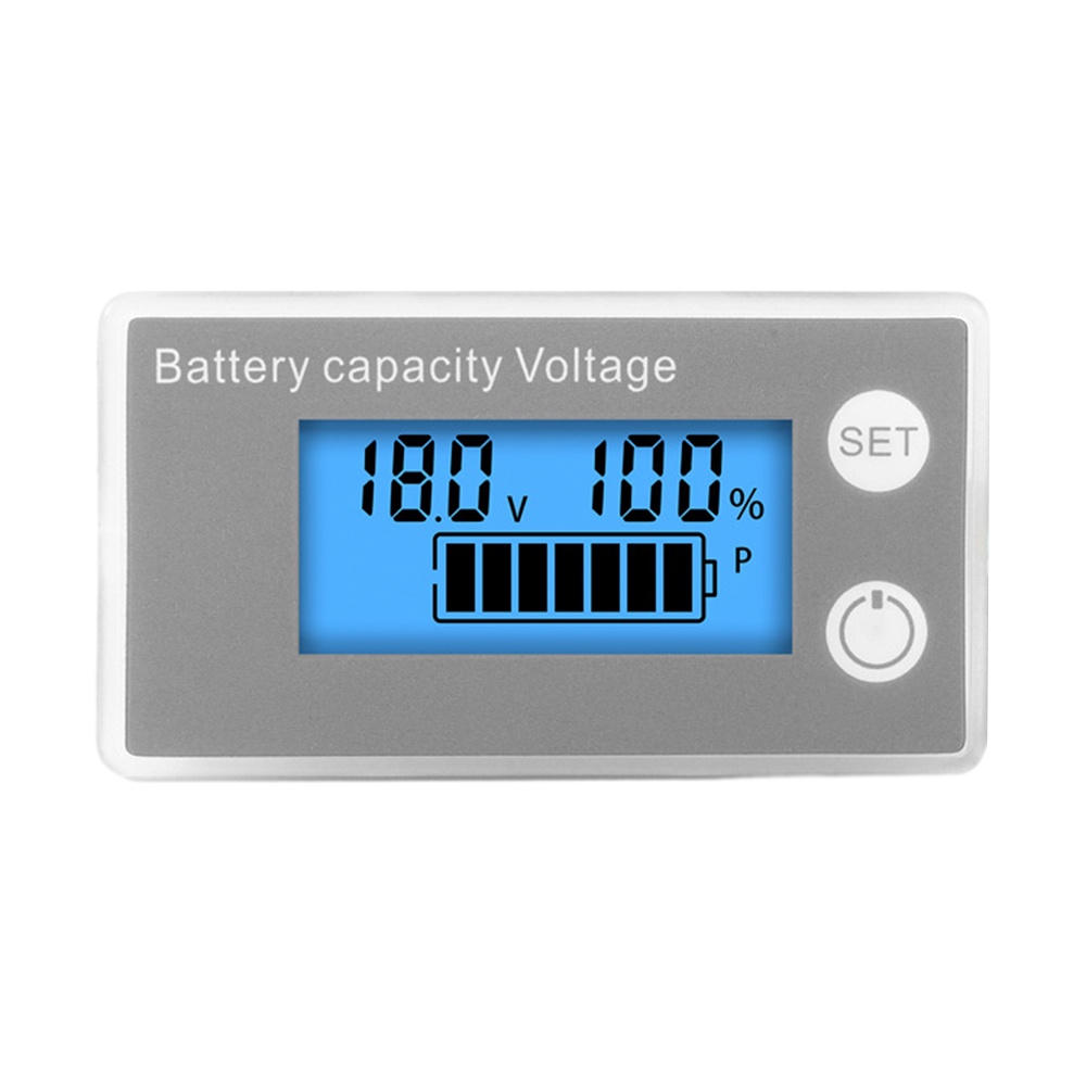 Digital 6133A LCD Battery Capacity Voltage SOC Tester Meter DC8-100V (Bin:Elec