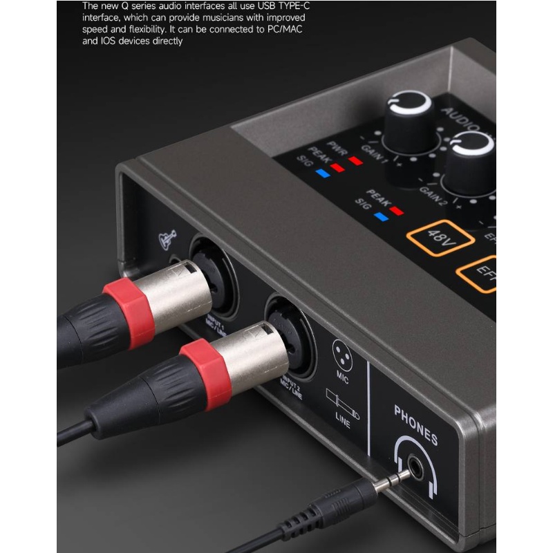 TeyunQ16 Audio Interface for Recording Computer Free Drive USB External ...