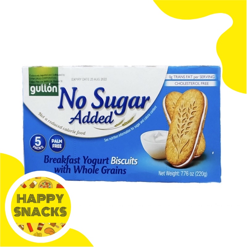 Gullon Breakfast Yogurt Biscuits with Whole Grains & Breakfast Yogurt