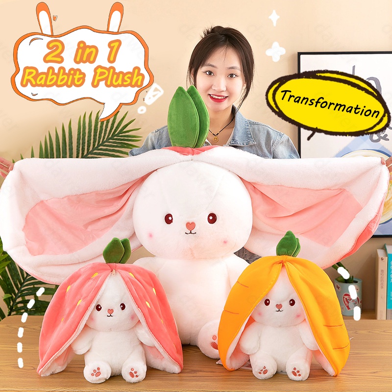 2023 Easter Bunny Plush Toys Cute Strawberry Of Rabbits Stuffed Animal