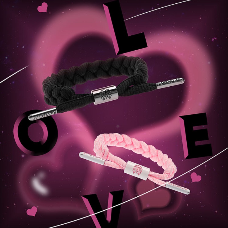 RASTACLAT Black Valentine's Day Exclusive Dark Night Crimson Black Pink