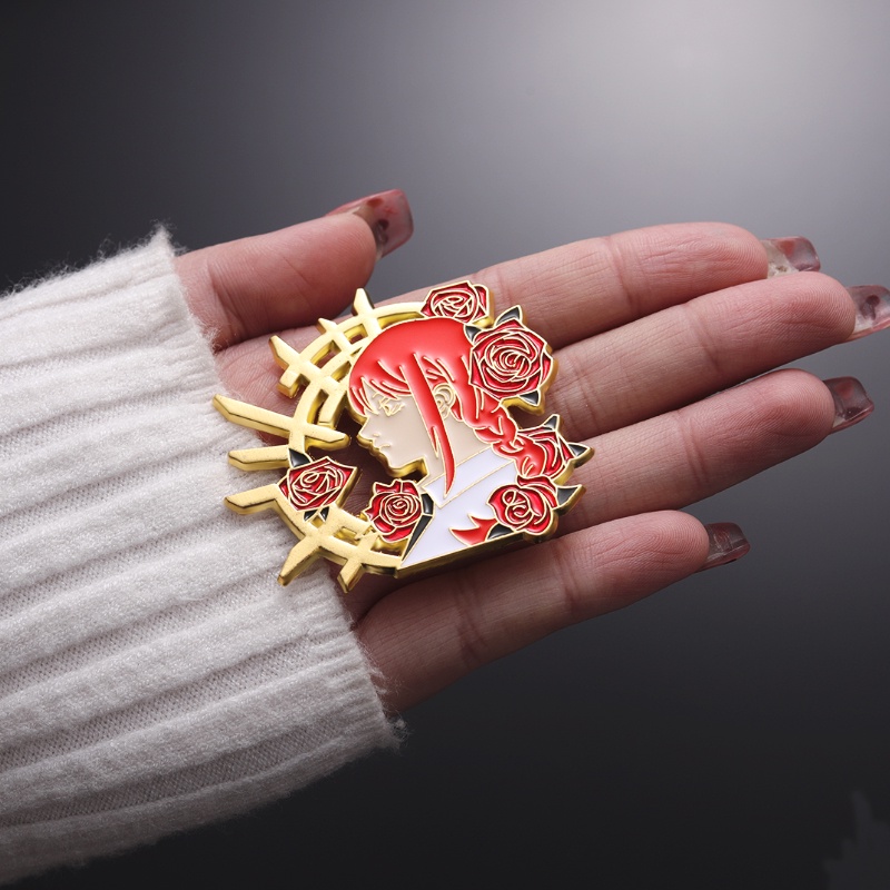 Anime Chainsaw Man Enamel Pin Cartoon Makima Brooch Lapel Badges ...