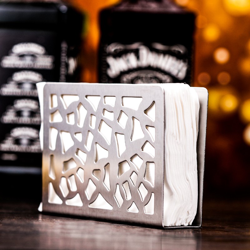 Western Restaurant Hotel Napkin Clip Tissue Holder Stainless Steel ...