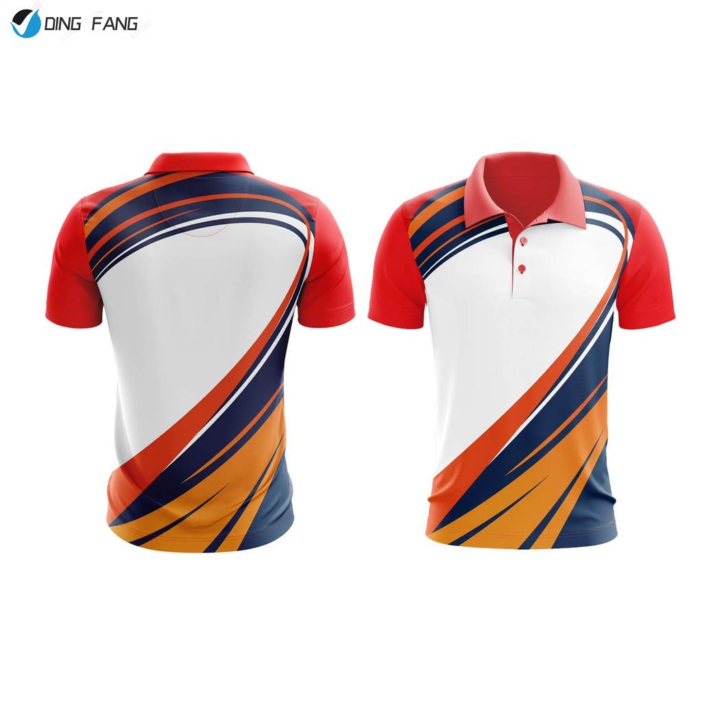 DINGFANG Axellent Strom Swive Tshirt Jersey Sublimation Unisex Polo ...