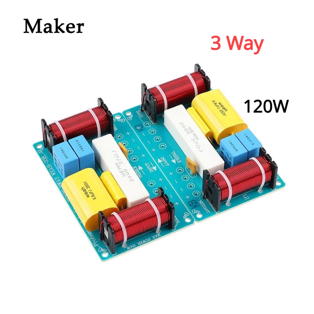 Audio Frequency Divider Speaker 3 Way Treble + Midrange + Bass