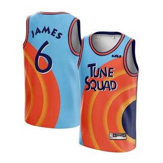 VINTAGE LOONEY TUNES SQUAD NBA BASKETBALL JERSEY #6 LEBRON JAMES