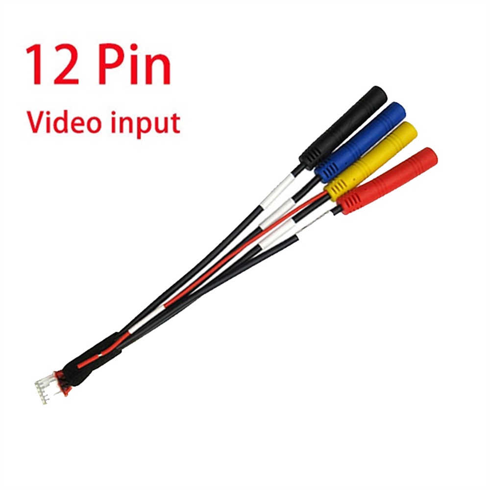 12pin Camera Input Line Adapter for Car 360 Camera Android Multimedia ...