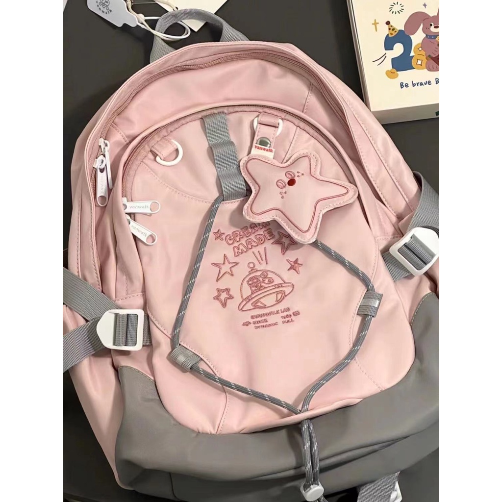Planet Rabbit Homemade Cute Milk Candy Rabbit Student Girl Backpack ...