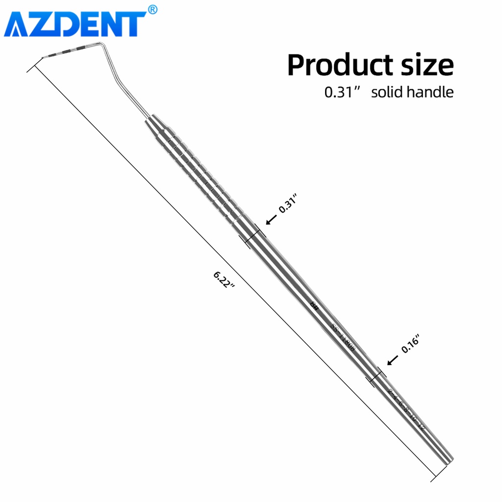 Dental Periodontal Probe Scale Probe Stainless Steel Instrument ...