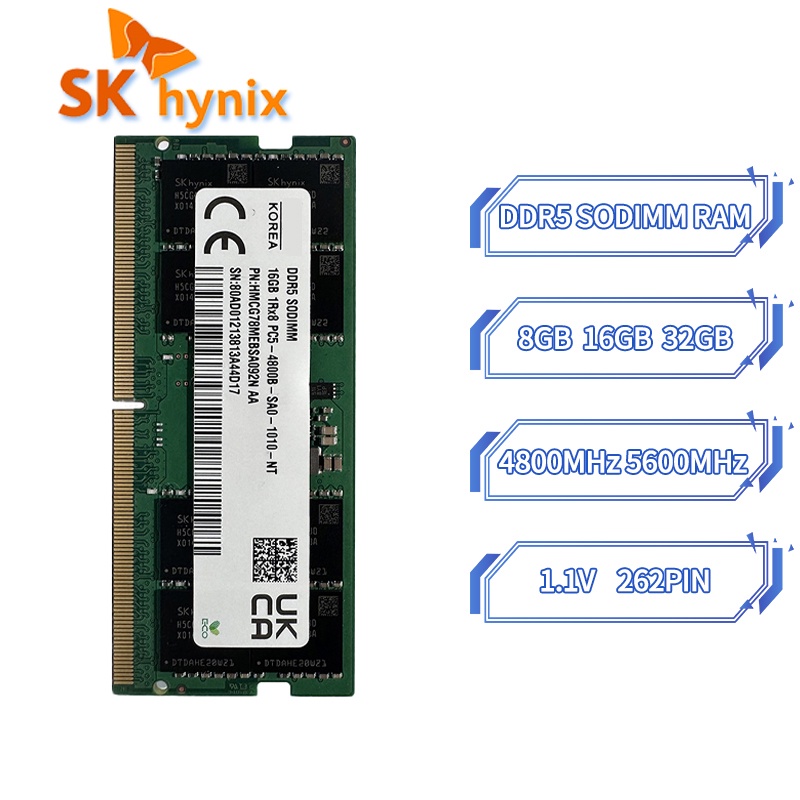 Hynix 8gb Memory Computer Hynix HMA81GR7CJR8N-VK 8GB DDR4-2666 PC4