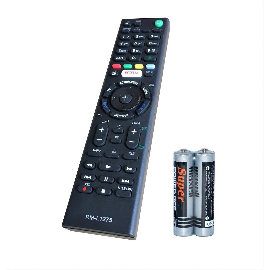 Sony l1275 aClass Smart TV Remote Control (with aaa maxell Battery