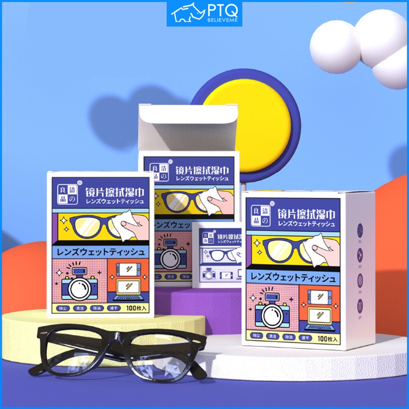 Glasses Wipes Lens Wiping Paper Disposable Eyeglasses Cloth Lens ...