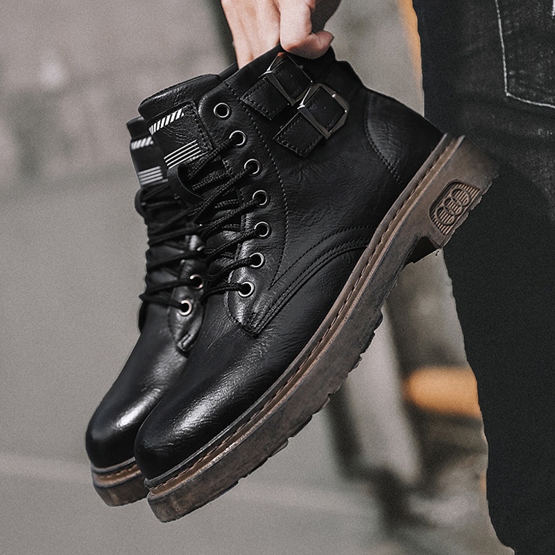 Classic Fashion Men Riding Boots Shoes High Cut Quality Italian Design ...