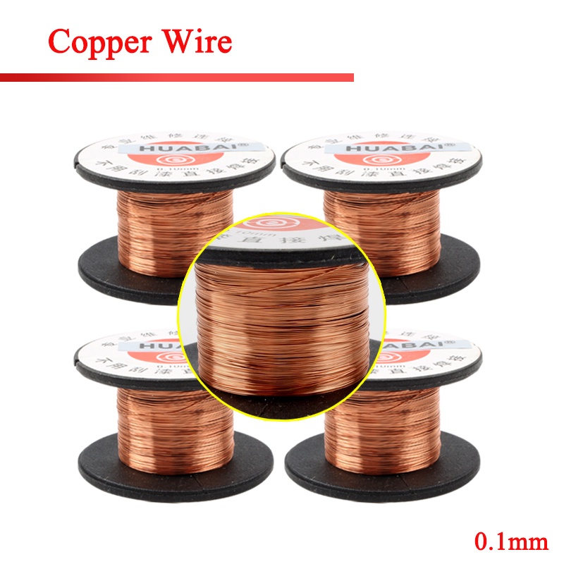 Copper Soldering Wire 0.1mm PCB Link Jumper Wire Maintenance Jump Line ...