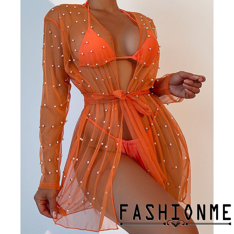 LikeJump Vrouwen Kimono Strand Maxi Vest Zomer Bikini Badpak Cover Up Jurk, Bruine Luipaard, one size