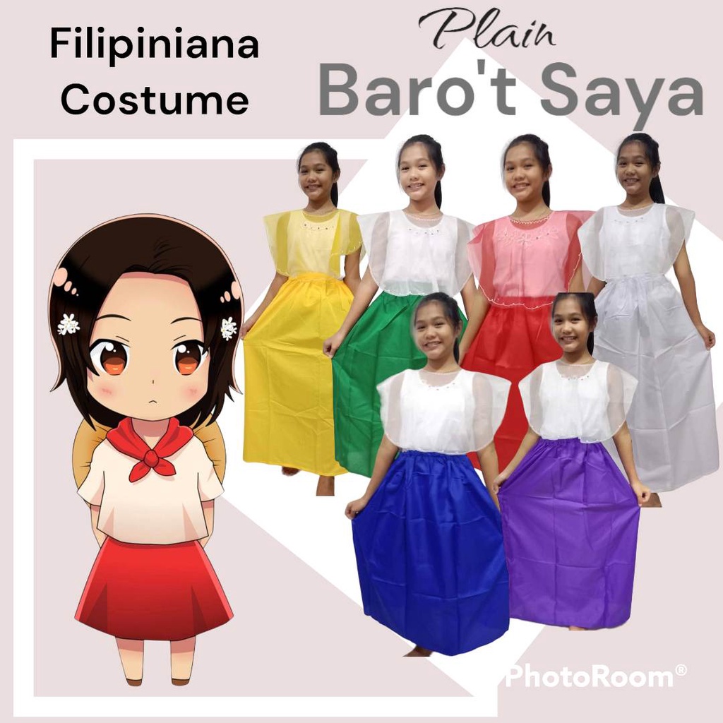 Dp 1QSA'S Baro't Saya (KASUOTANG FILIPINO/ Traditonal Costume) | Shopee ...