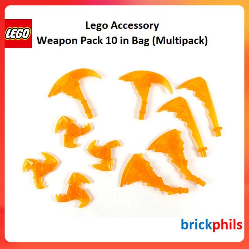 Lego Accessory 73766 - Weapon Pack 10 in Bag (Multipack) | Shopee ...
