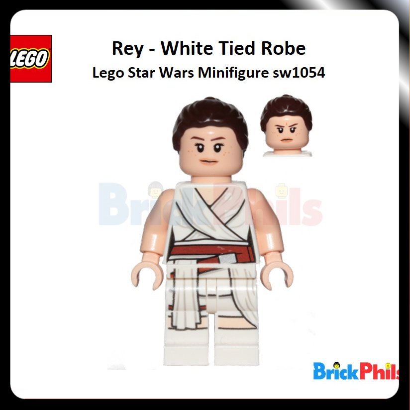 Lego Star Wars Minifigure sw1054 Rey - White Tied Robe | Shopee Philippines