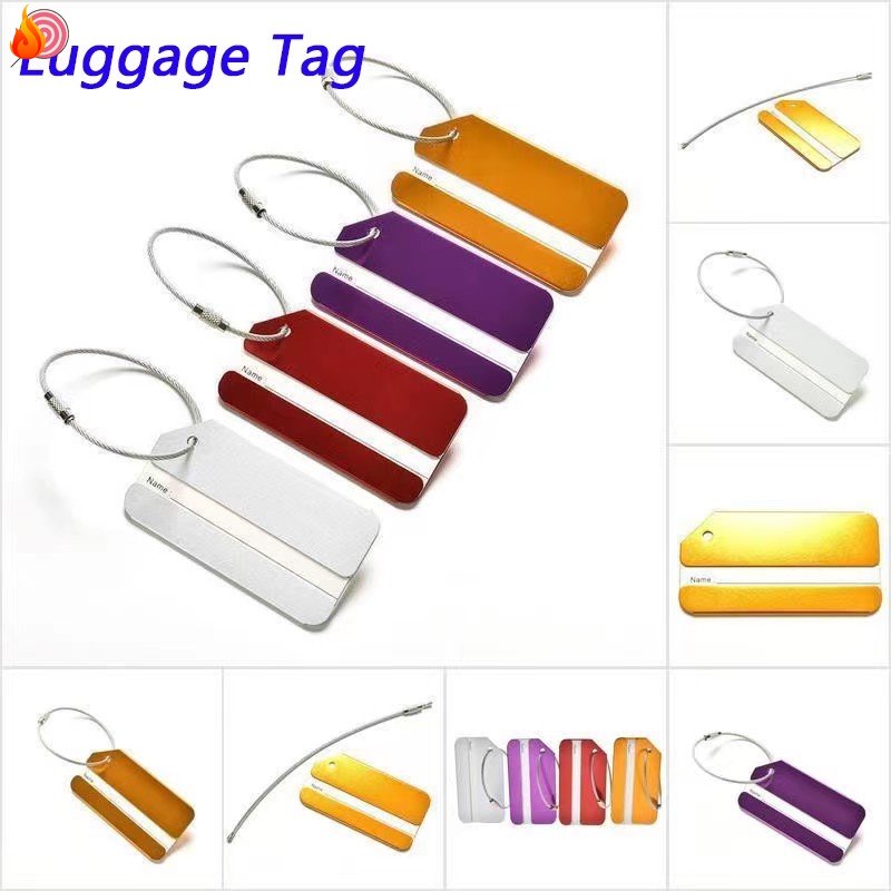 Aircraft aluminum alloy luggage tag metal luggage tag boarding ID card