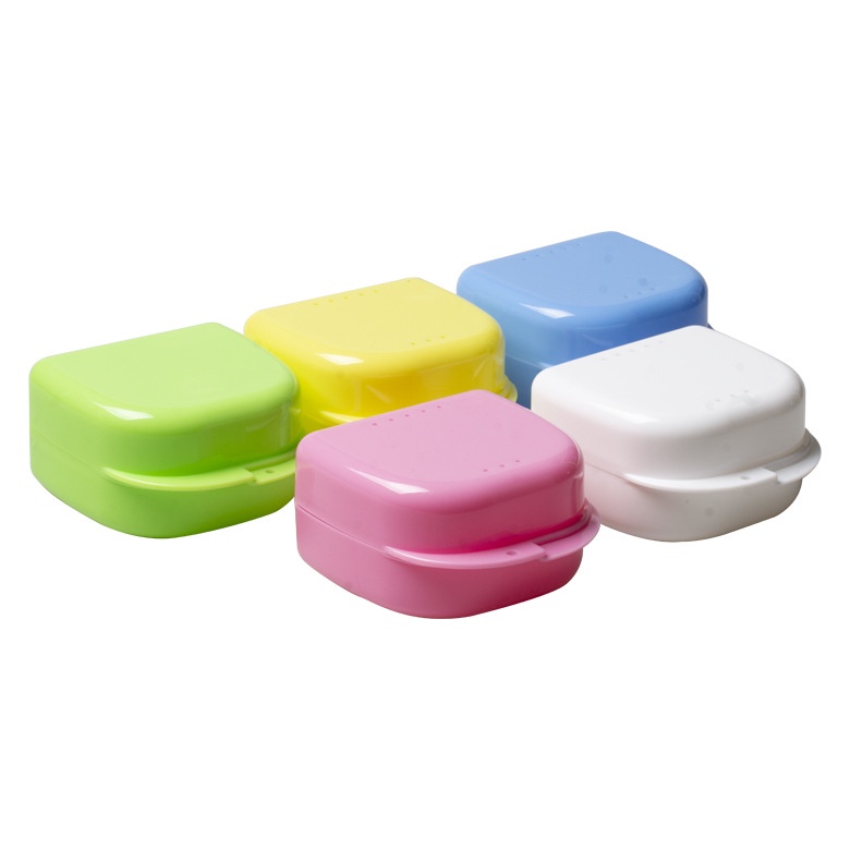4.5cm Denture Box Full Mouth Tooth Holder Box Holder Denture Cleaning ...