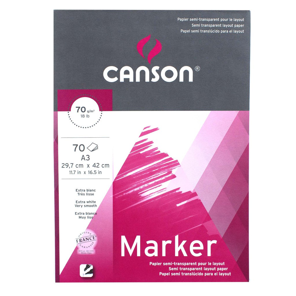 Canson Marker A3 70 Sheets 70gsm Shopee Philippines