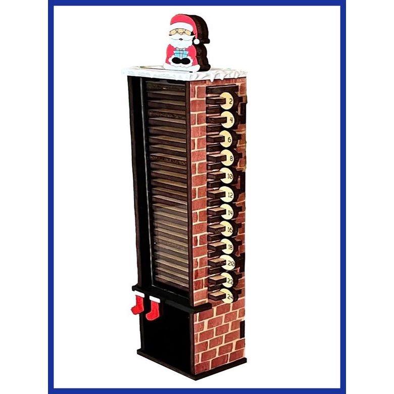 Christmas Advent Calendar Chimney Advent Calendars for Kids Kids 24 ...