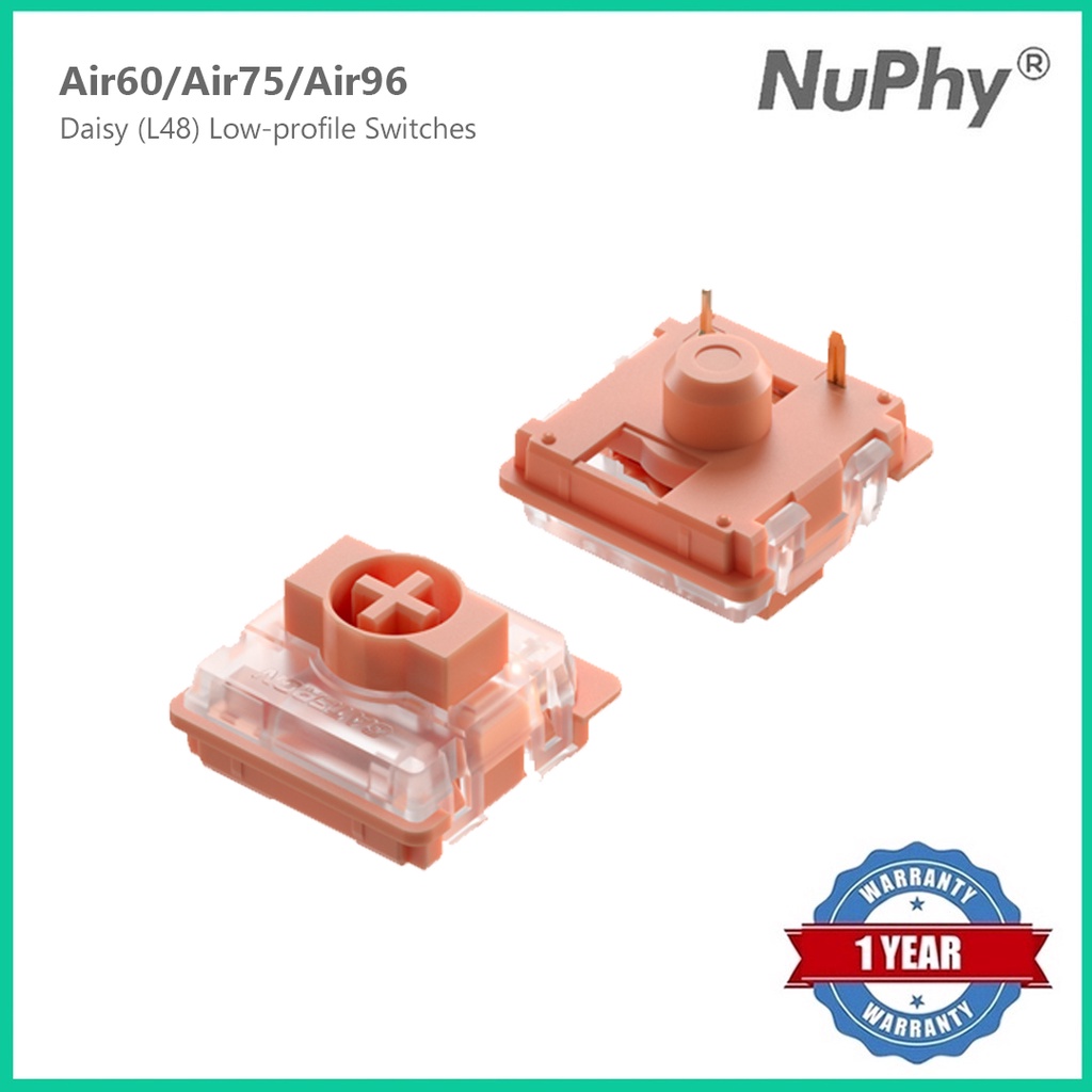 NuPhy Gateron Daisy (L48) Low-profile Switches | Shopee Philippines