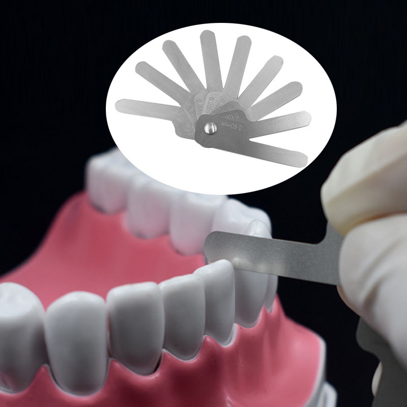 9 size Interproximal Reduction Gauge Ruler Tooth Gap Measure Shopee