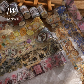 JIANWU 200cm/300cm/ Roll Literary Kawaii Material Flower Landscape