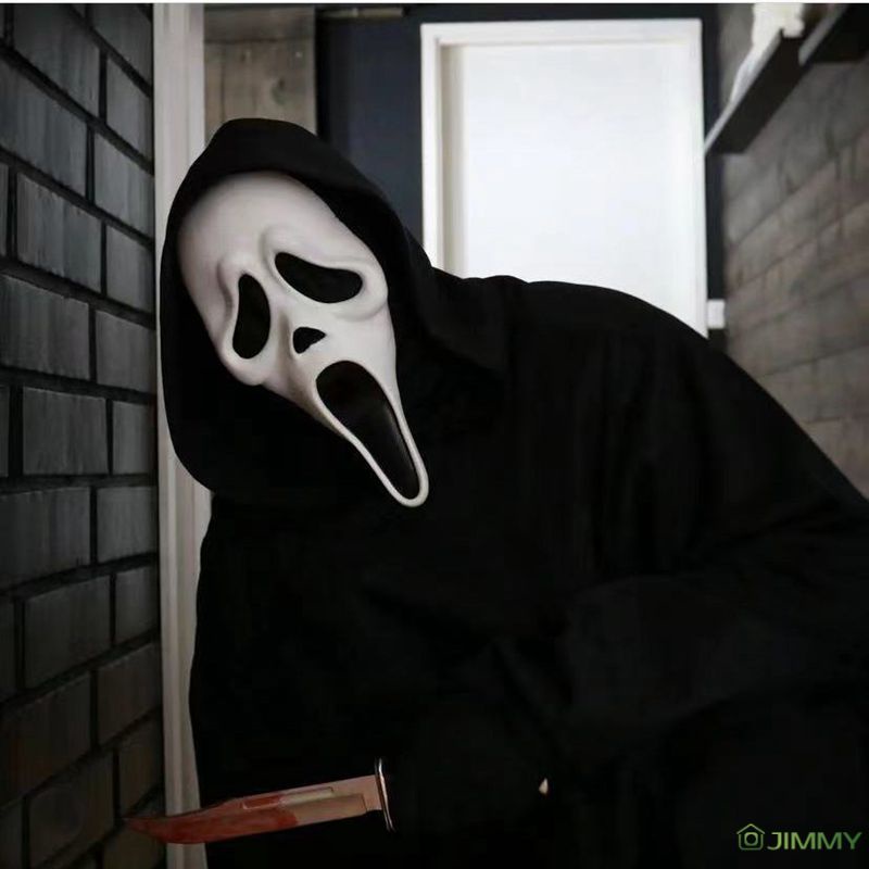 White Scream Horror Mask Party Makeup Dance Club Cosplay Ghostface ...