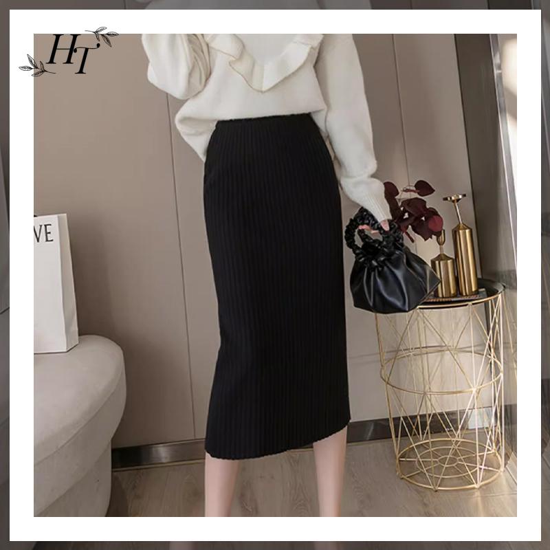 PIECES High Waist Wrap Skirt main image 1