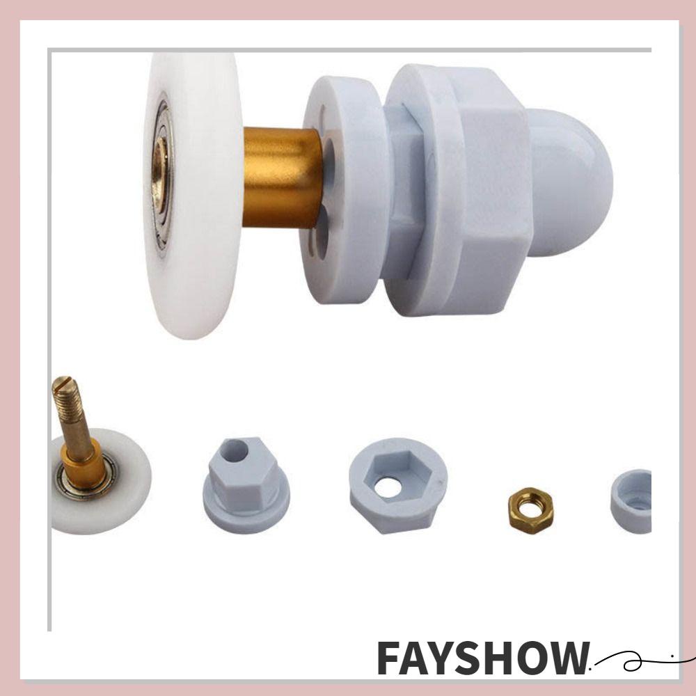 FAYSHOW2 Sliding Door Wheel, Single Wheel PVC Shower Door Rollers, New