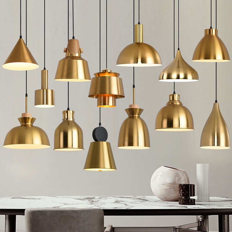 Nordic Pendant Light Vintage Dining Table Droplights Cafe Hanging Lamp ...