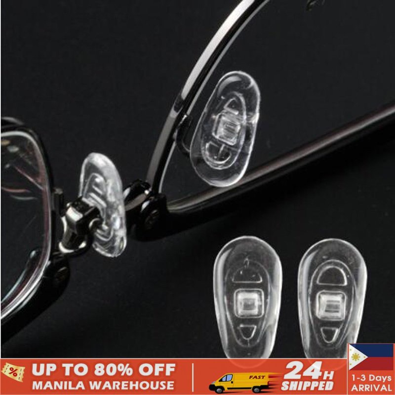 Transparent Silicone Eyeglass Airbag Soft Nose Pads on Glasses Comfortable AntiSlip for Nose