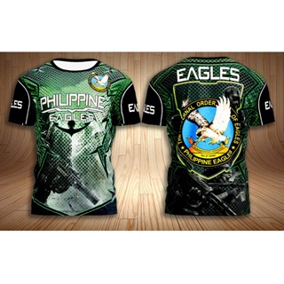 Philippine Eagles T-shirt Full Sublimation 3D T-shirt Summer Short