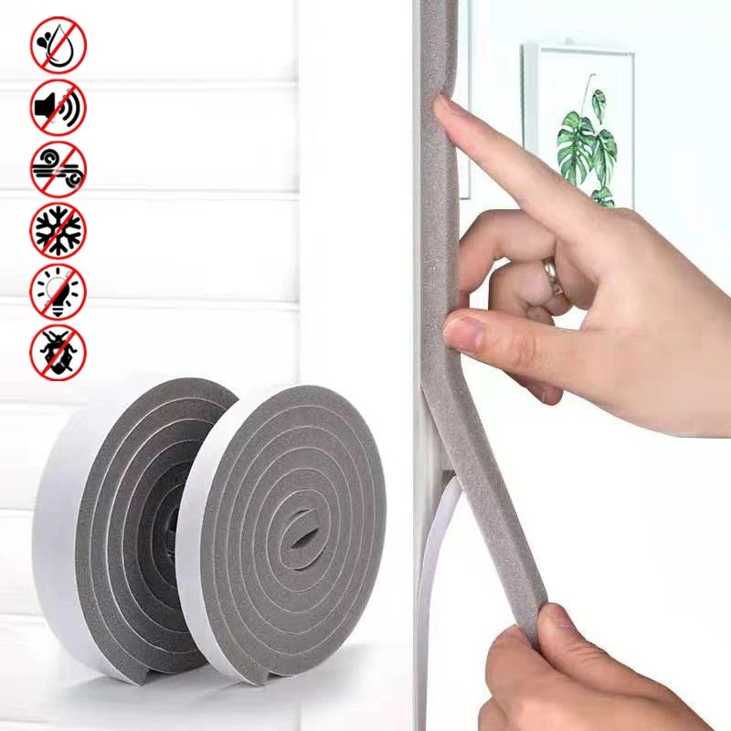 Door Window Sealing Strip/Self-Adhesive Sponge Foam Insulation Tape/EVA ...