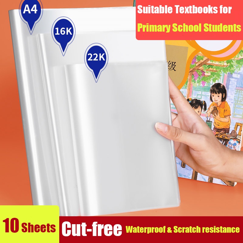 10Pcs Student Waterproof Thickened Antiscratch Dustproof Wrapping