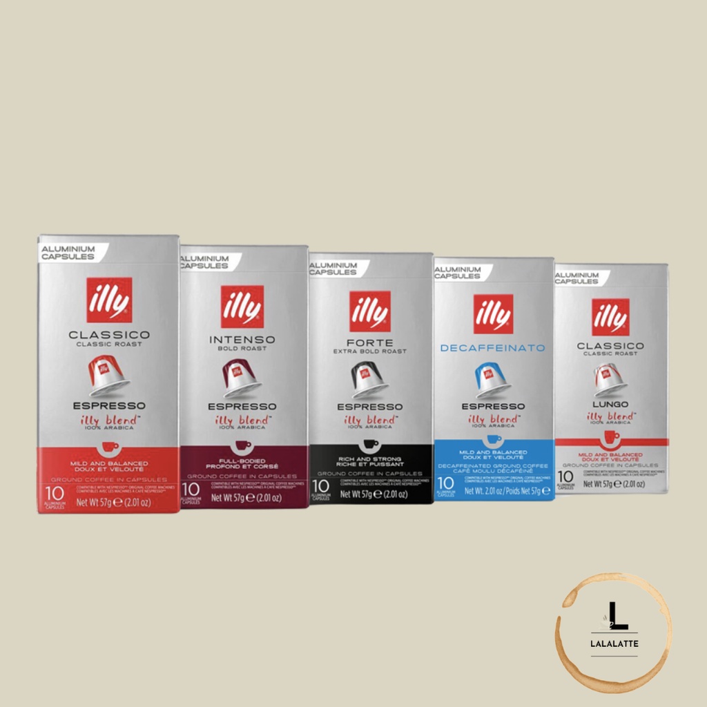 (Expired) Illy Nespresso Compatible Coffee Capsules Classico, Intenso