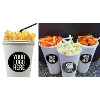 1pc French Fries With Sauce Cup, Snack Holder, Plastic Portable