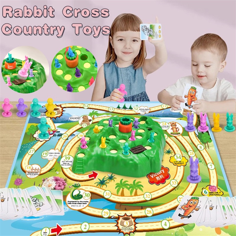 Rabbit Trap Toy Rabbit Cross Country Race Spinning Turnip Toy Early