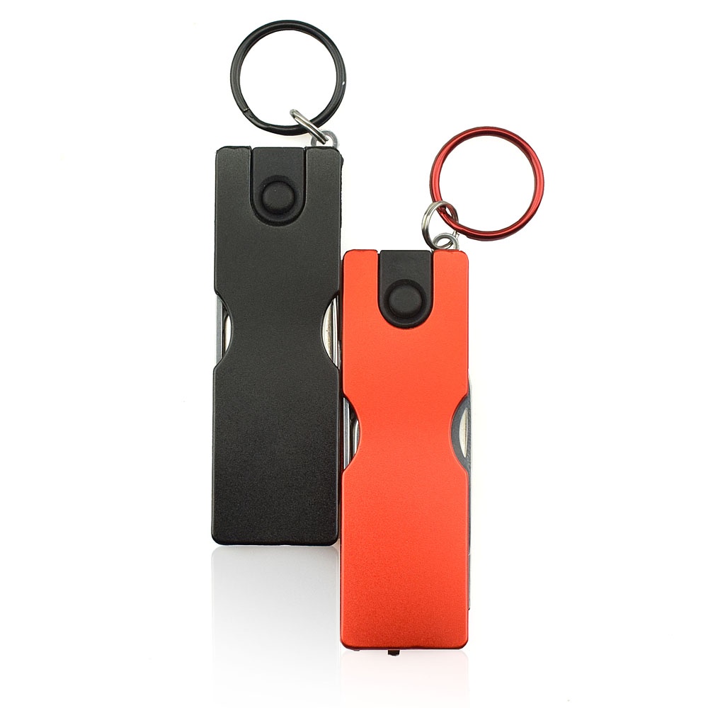 Multifunction Mini Fashion Keychain Swiss Knife LED Lights Nail ...