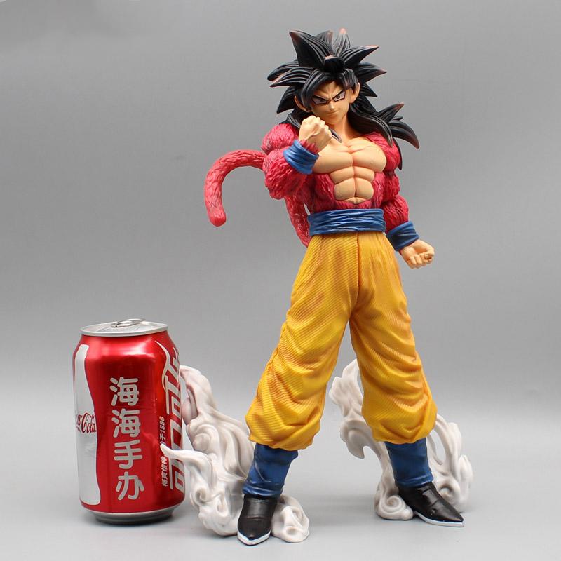 Figurine Dragon Ball Son Goku Avec Bâton Magique - 20 Cm, PVC, Collection Manga Anime Statue Goku Bâton Magique 20 Cm